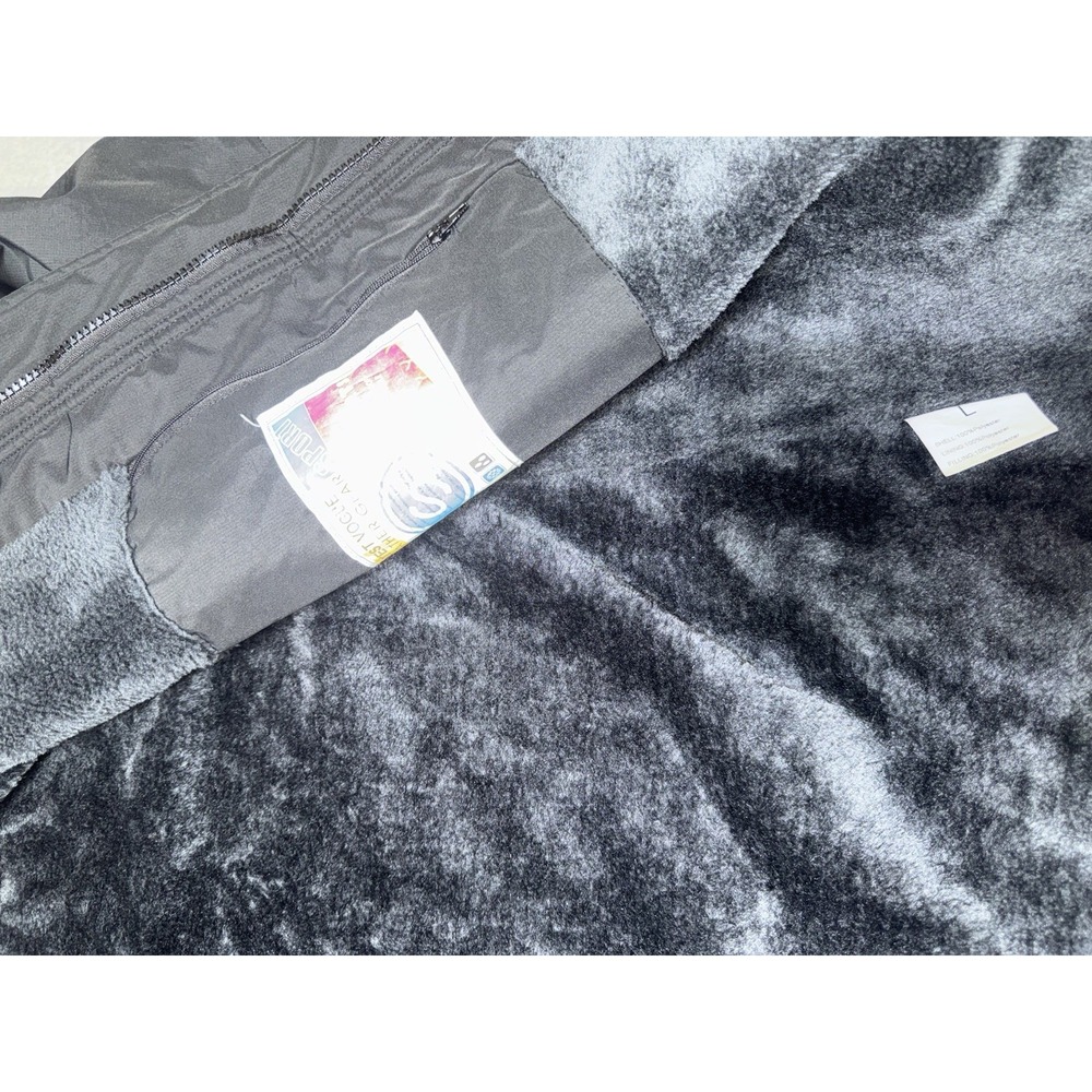 Women's Winter Jacket Lined Black Sz large - Picture 6 of 7
